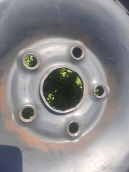 Letní kola 195/65 r15 ráfky plech 5x112 golf - 2