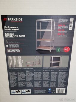 PARKSIDE Vysokozátěžový regál 200x100x50 cm - 2