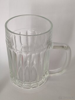 Retro půllitr, Jiří Brabec, stará pivní sklenice, pošta 75.- - 2