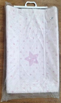 Přebalovací podložka měkká - Hvězdy růžová - 2