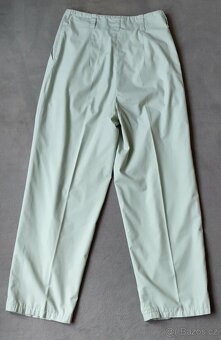 Dámské kalhoty zelenkavé letní - 2
