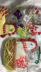 Slepička z perníku, kraslice, perníček, Zajíček - 2