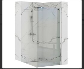 Koupelnová skleněná zástěna Rea 1950x90 - 2