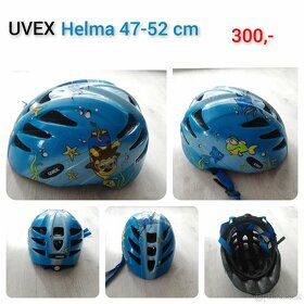 Koloběžka, helma UVEX, lahev MAM, lahev Tescoma - 2