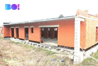 Prodej hrubé stavby rodinného domu 4+kk, pozemek 1 318 m², u - 2