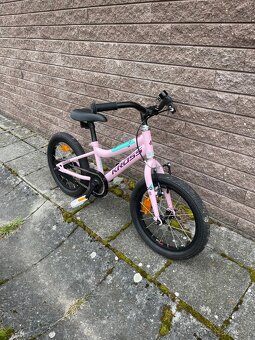 Dětské Kolo Kross Mini 3.0 16" PINK 2023 + přídavná kolečka - 2