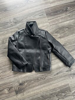 krásná dívčí bikerka, bundička vel 110/116 - 2