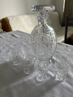 Broušený set skleniček - 2