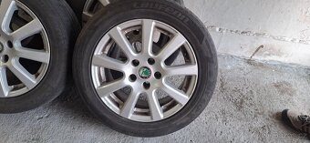 Alu kola Borbet R16 5x112 + pneu 205/55 R16 - 2