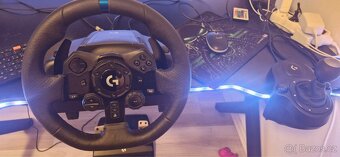 Prodám herní volant Logitech G923 + řadicí páku - 2