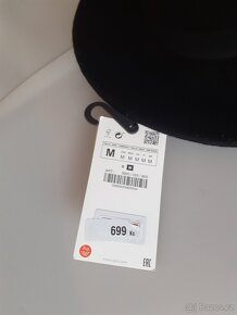Prodám nový klobouk zn.ZARA obvod 58 cm. - 2