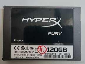 10x SSD Kingstone HyperX FURY - 120GB - 2