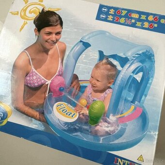 Nafukovací kruh Kiddie Float Intex se stříškou - 2