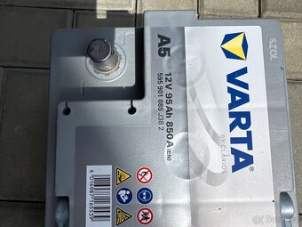 Autobaterie Varta AGM Sillver dynamic 95 Ah Top stav - 2