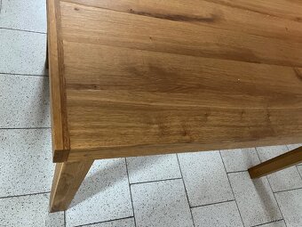 Stůl z dubového dřeva - masiv - 2