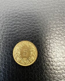 Coin Switzerland 1982 5 Rappen - 2
