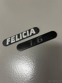 ŠKODA FELICIA: nepoužité nápisy, označení výbav a motorizací - 2