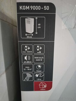 Mobilní klimatizace KGM 9000 BTU - NOVÁ - 2