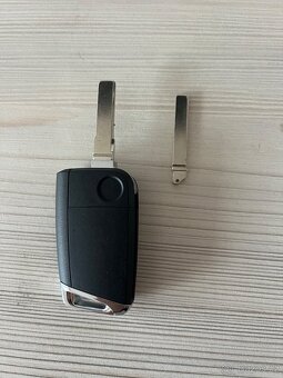 Vystřelovací autoklíč MQB Škoda VW 434Mhz 3-tlačítka - 2