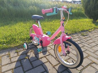 Dětské kolo 14"" Decathlon BTWIN 500 + přídavná kolečka - 2
