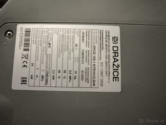 Zánovní elektrický bojler Dražice OKCE 100.1 NTR/HV/2,2 kW – - 2