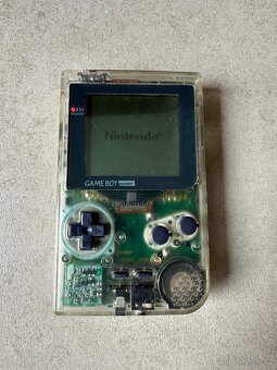 Nintendo GAME BOY pocket transparentní - 2