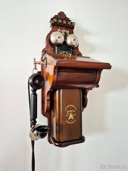 Starožitný nástěnný telefon L.M.Ericsson, rok 1905 - 2