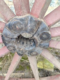 Dřevěné loukoťové kolo - 2