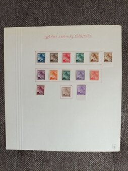 Sbírka známek "Protektorát Čechy a Morava 1938-45" - 2