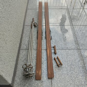 Lyže sjezdové Sport 190cm + hůlky - 2