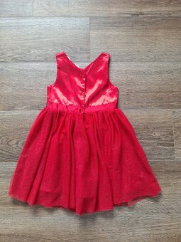 Červené šaty H&M vel 122/128 - 2