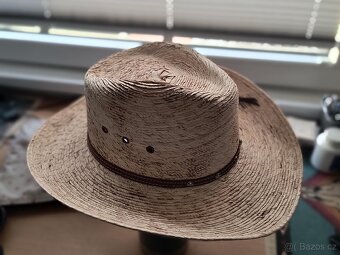 Slaměný westernový klobouk - 2