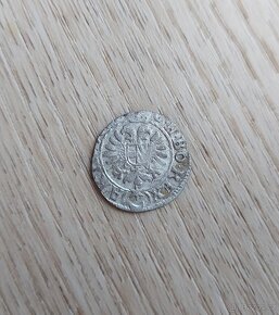 Stříbrný KIPROVÝ 3 Krejcar Ferdinand II ročník 1622 Pra - 2