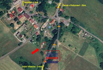 Prodej pozemky pro bydlení, 378 m2 - Černá v Pošumaví - Bliž - 2