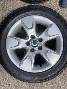 Alu Škoda r15,Roomster,Fabia,letni 195/55 15-7mm - 2