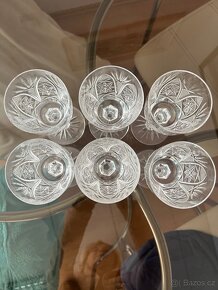 Sada broušených skleniček - 2