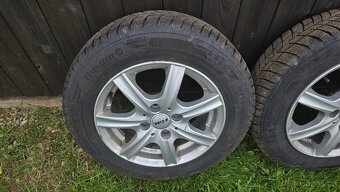ALU kola Citigo s pneu Barum Polaris 5, rozteč 4×100
- 2