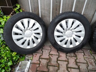 Komplet Zimní Sada Continental +Poklice205/60/16 ET 48 5X112 - 2