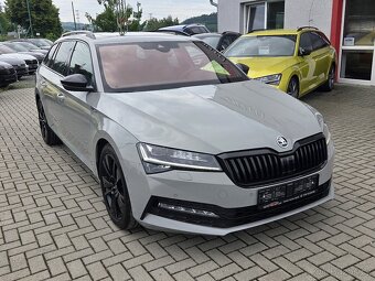 Škoda Superb III DSG SPORTLINE VIRTUAL CANTON KAMERA TAŽNÉ - 2