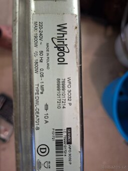 Prodám náhradní díly Whirlpool myčka - 2