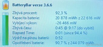 Asus N61J,i7-Q720,WIN 10,HDD 500GB,RAM 8GB,15.6 palců - 2