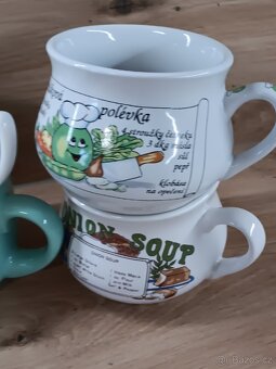 Retro hrnky na polévku - 2