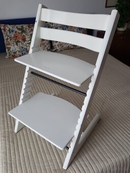 Stokke Tripp Trapp židle - Buk, Bílá, Zelená - 2