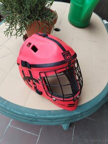 Juniorská maska na florbal Unihoc SHIELD red - 2