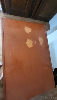 Dýhovaný rozkládací stůl 80x120 až 164 cm - 2