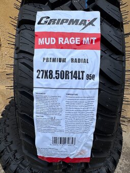 Terénní pneu 27x8.50R14LT 95Q - ekvivalent 215/75R14 - 2