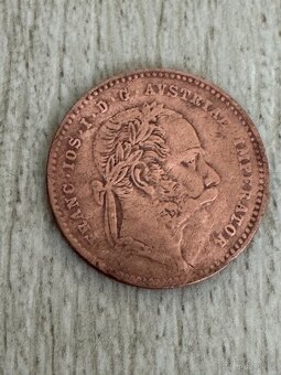Mince 20 krejcar 1870 - 2