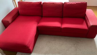 Sedaci souprava IKEA Kivic + lednička - 2