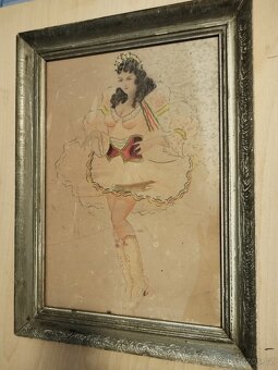 obraz TANEČNICE, sign. Jaroslav Štika - 2