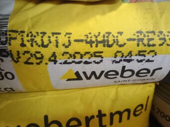Lepící a stěrková hmota webertmel 700 - 2